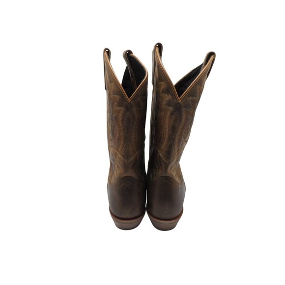 Laredo Men's 10" Cowboy Pointed Toe Leather Western Boots Brown Size 9D - Picture 3 of 8